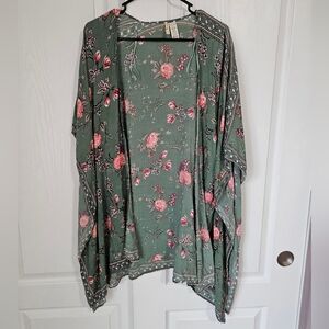 Apna Floral Kimono Cardigan